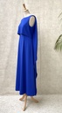 ADOLFO DOMINGUEZ - Robe longue bleue  - C03321