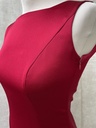 La Croixé - Robe longue rouge satin - C03386