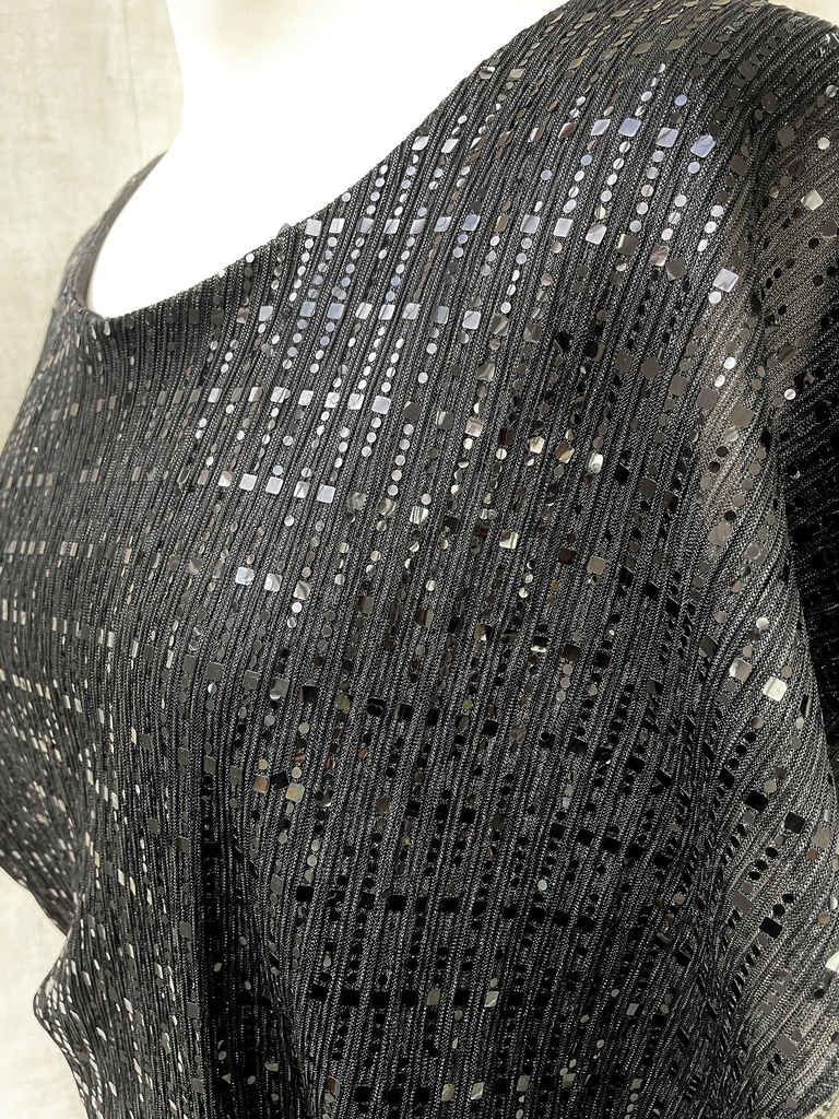 CTN - Robe longue noire  - C01861