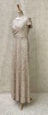 ADRIANNA PAPELL - Robe longue rose  - C01395