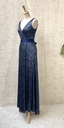 SPELL - Robe longue bleue  - C01752