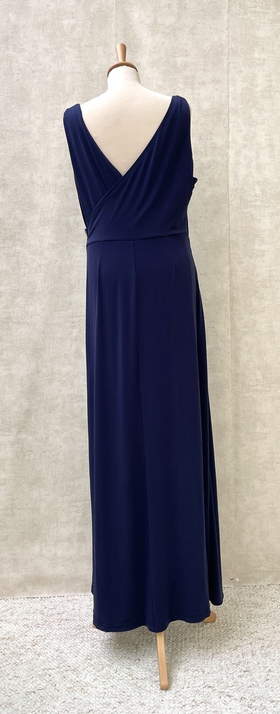 CALVIN KLEIN - Robe longue bleue  - C01815