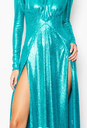 ANIYE BY - Robe longue bleue irisée  - C03536