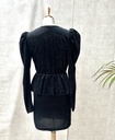 ANIYE BY - Robe courte noire velours  - C02602