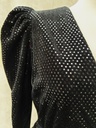 ANIYE BY - Robe courte noire velours  - C02602