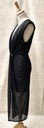 Sans marque - Robe noire sequins  - C03302