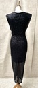 Sans marque - Robe noire sequins  - C03302