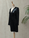 MAJE - Robe courte noire  - C01980