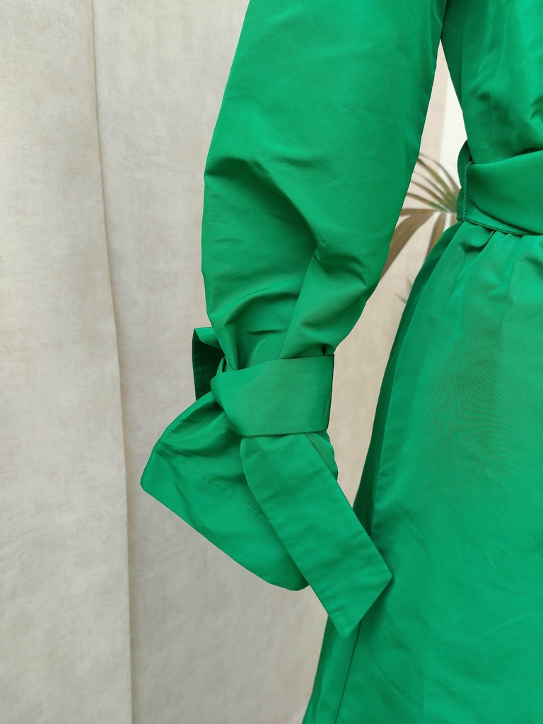CAROLINA HERRERA- Robe longue verte  - C03540