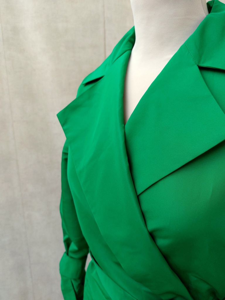 CAROLINA HERRERA- Robe longue verte  - C03540