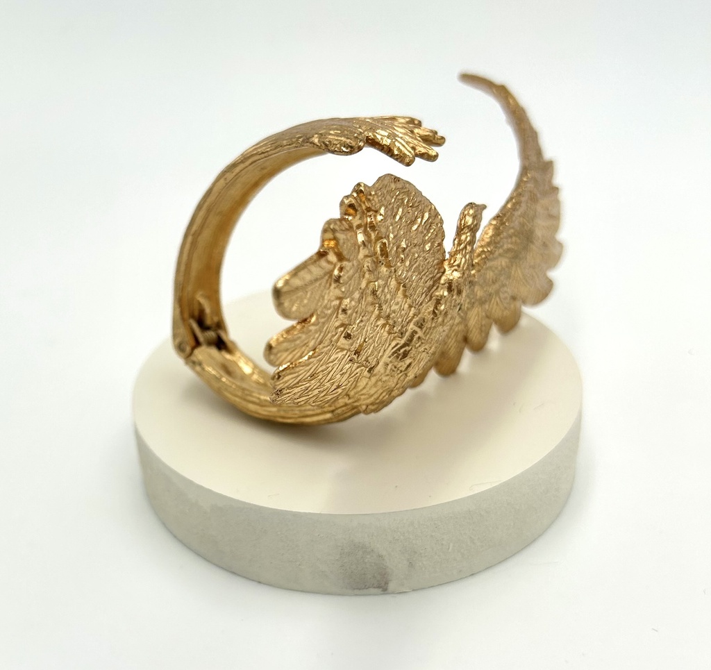 LOC - Bijoux - Manchette dorée oiseau - A1353