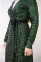 Andamane - Robe longue sequins verts - C02908