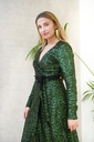Andamane - Robe longue sequins verts - C02908