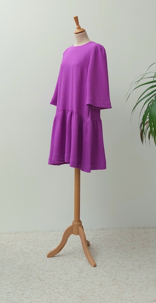 ESSENTIEL - Robe courte mauve  - C03542