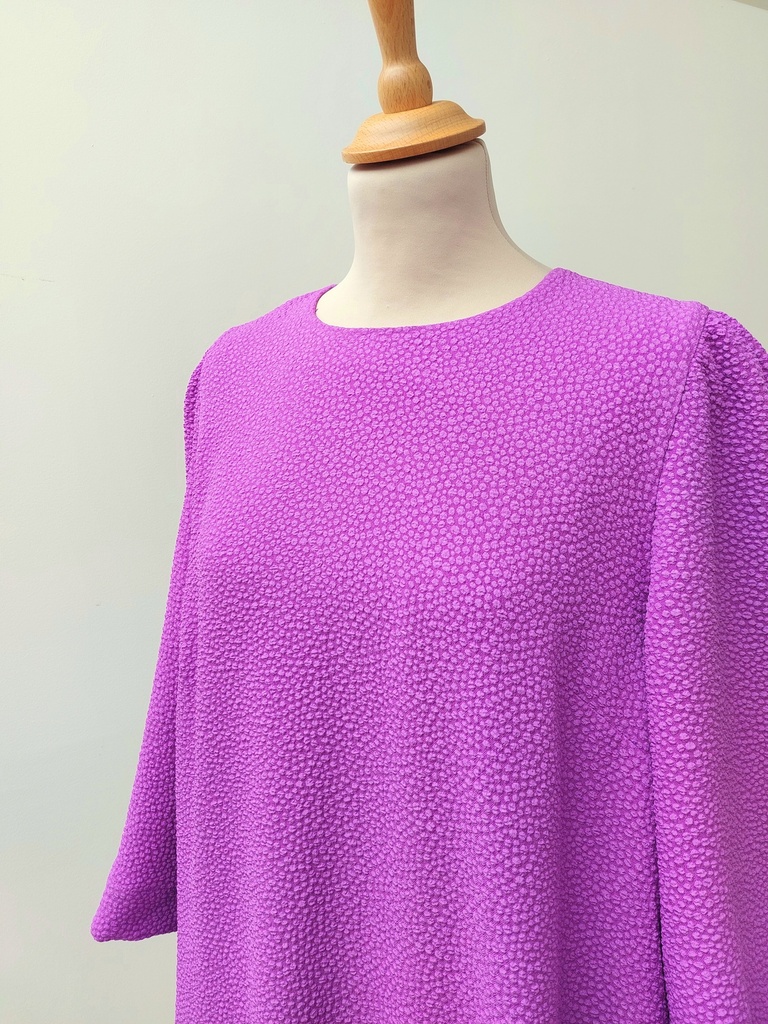 ESSENTIEL - Robe courte mauve  - C03542