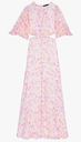 MAJE - Robe longue rose  - C03549