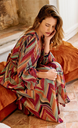 MAISON GUILLEMETTE - Robe longue multicolore  - C03553