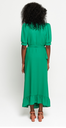 MAISON GUILLEMETTE - Robe longue verte  - C03554