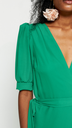 MAISON GUILLEMETTE - Robe longue verte  - C03554