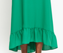 MAISON GUILLEMETTE - Robe longue verte  - C03554
