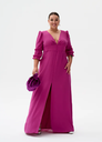 LADY PIPA - Robe mi-longue mauve - C03570