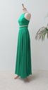 SORELLAS- Ensemble Haut et Jupe vert - C03573