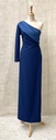 CARDIÉ - Robe Bleue Asymétrique Longue - C03344