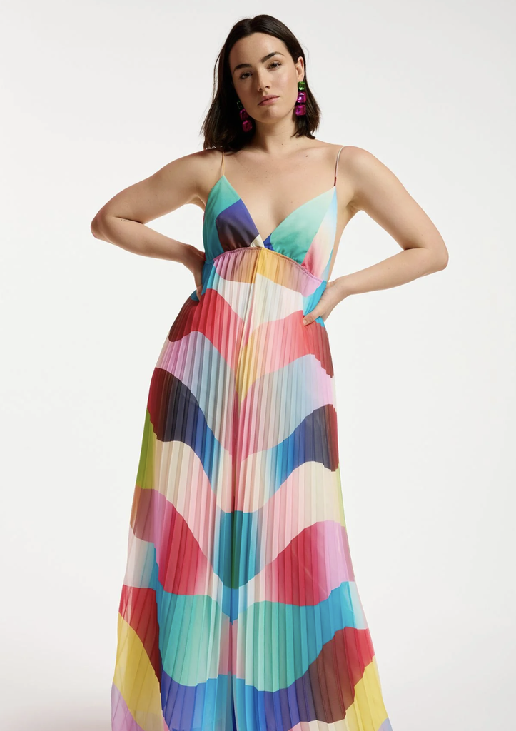 ESSENTIEL - Robe Combinaison longue multicolore - C03030