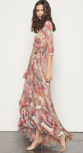 BA&SH - Robe longue multicolore  - C03577