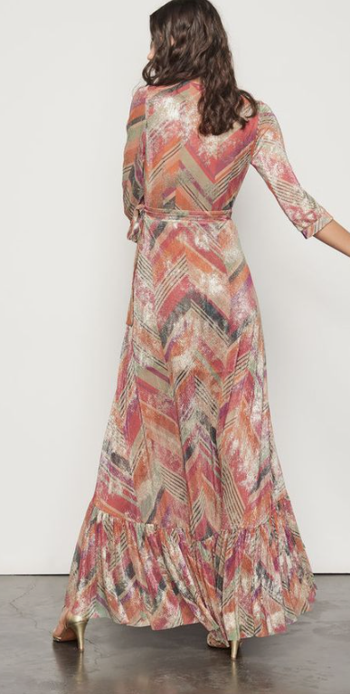 BA&SH - Robe longue multicolore  - C03577