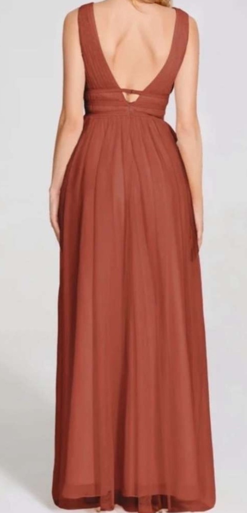 FARM RIO - Robe longue terracotta - C03580