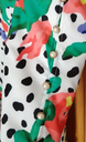MIOH - Robe mi-longue fleurie  - C03589