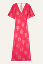 BASH - Robe longue ALBY rose - C03592
