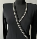 LUXE - BALMAIN - Robe Maxi fourreau noire - T36 - C03443