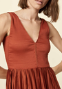 SESSUN - Robe Midi Terracotta - T34/36 - C03594