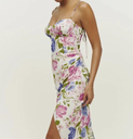 REFORMATION - Robe Midi fleurs Kourtney - T36 - C03595