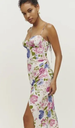 REFORMATION - Robe Midi fleurs Kourtney - T36 - C03595