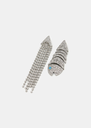 LOC - ESSENTIEL - Bijoux - Boucles d'oreilles à strass argentées - A906