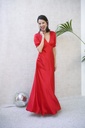 DIANE VON FURSTENBERG - Robe Maxi rouge - T34 - C03083