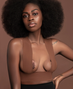 BYE BRA - Body Tape marron 5cmx5M - sans cache-tétons