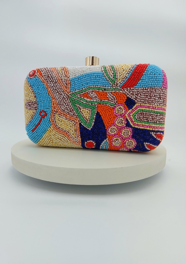 Sac Arty perles Multicolore - A864