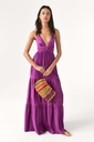 BA&SH  - WASTA - Robe Maxi mauve - T36 - C03219