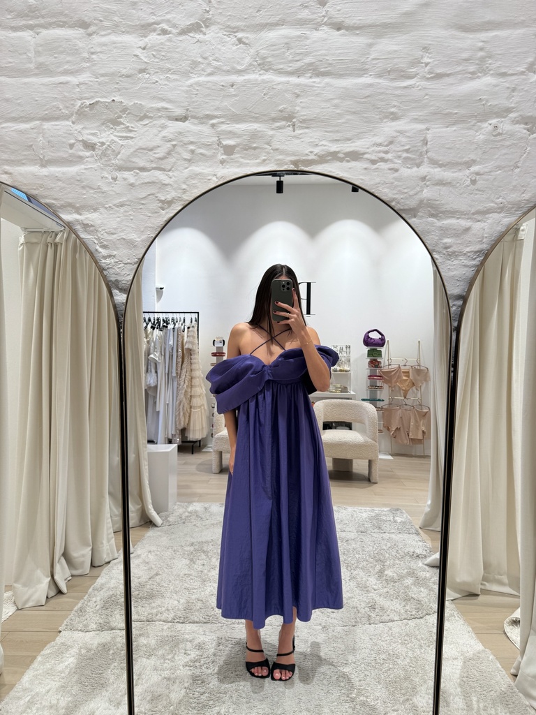 ASOS - Robe mauve effet bustier - C03248