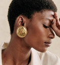  BO SEZANE - Bijoux - rond doré -  A1047