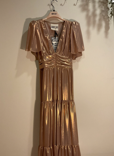 ANIYE BY - Robe Midi or rose - C03335