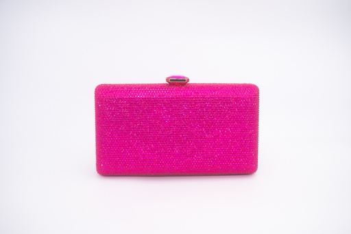 Pochette rose strass - A1078
