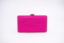 Pochette rose strass - A1078