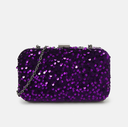 Sac sequins mauve - A1207