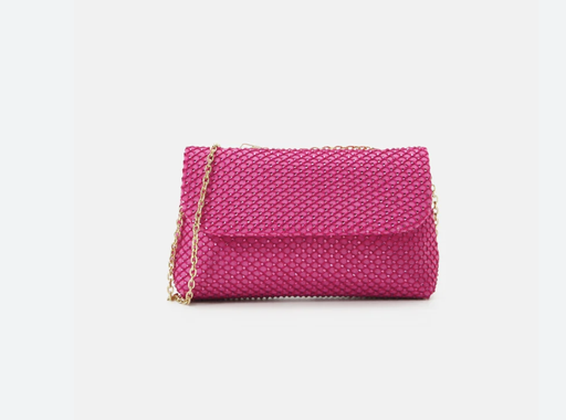 Sac strass fuchsia - A1214