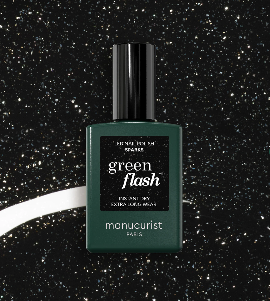 Vernis Semi-Permanent Green Flash - SPARKS - Manucurist